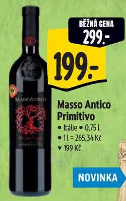 Masso Antico Primitivo, 0,75 l