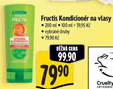 Fructis Kondicionér na vlasy, 200 ml Albert