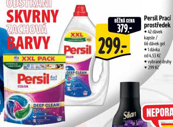 Persil Prací prostředek, 42 dávek kapsle/66 dávek gel Albert