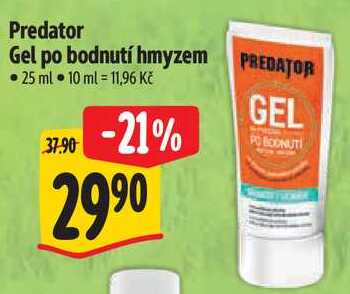 Predator Gel po bodnutí hmyzem, 25 ml Albert