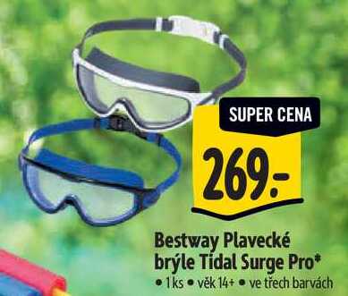 Bestway Plavecké brýle Tidal Surge Pro