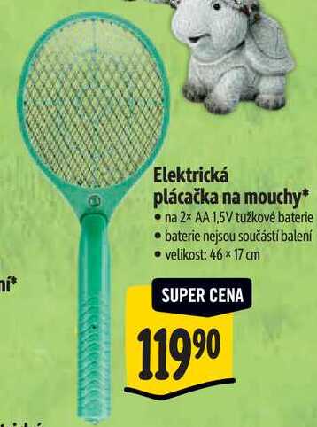 Elektrická plácačka na mouchy Albert