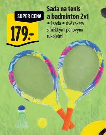Sada na tenis a badminton 2v1
