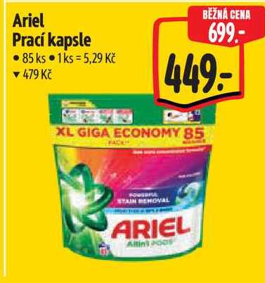 Ariel Prací kapsle, 85 ks Albert