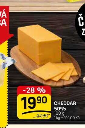 CHEDDAR 50% 100 g 