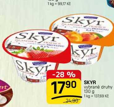 SKYR vybrané druhy 130 g 