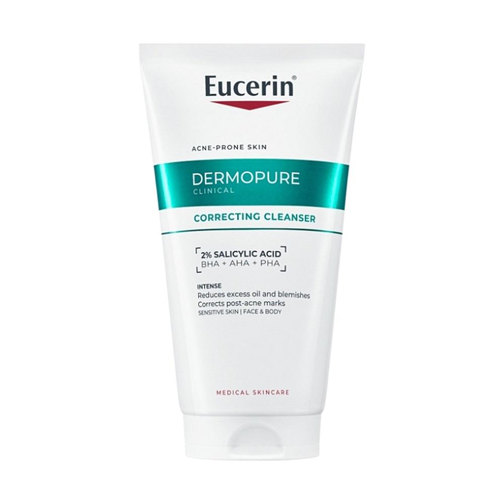 Eucerin DermoPure Clinical exfoliační čisticí gel na obličej a tělo 150ml Lékárna LEMON