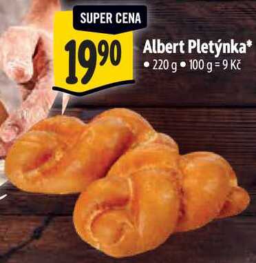 Albert Pletýnka, 220 g   