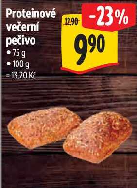 Proteinové večerní pečivo, 75 g  