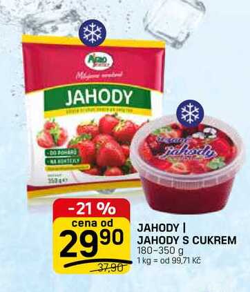 JAHODY | JAHODY S CUKREM 180-350 g