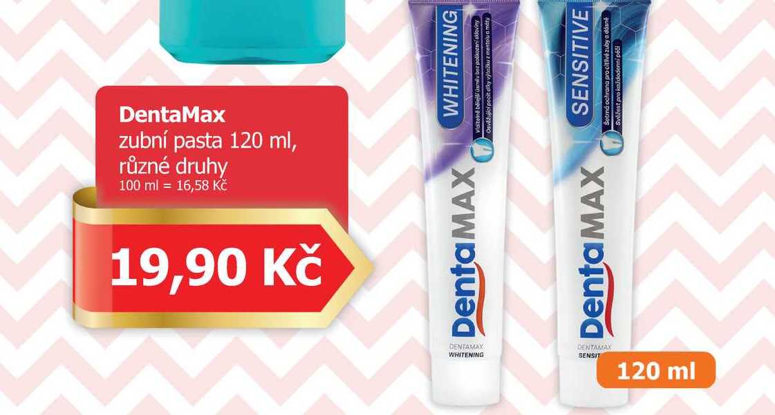DentaMax zubní pasta 120 ml Teta drogerie