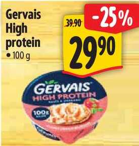 Gervais High protein, 100 g