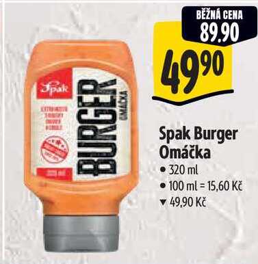 Spak Burger Omáčka, 320 ml 