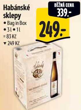 Habánské sklepy, Bag in Box 31.11