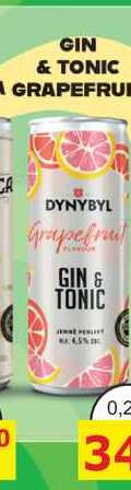 GIN & TONIC DYNBYL 0,25l míchaný nápoj