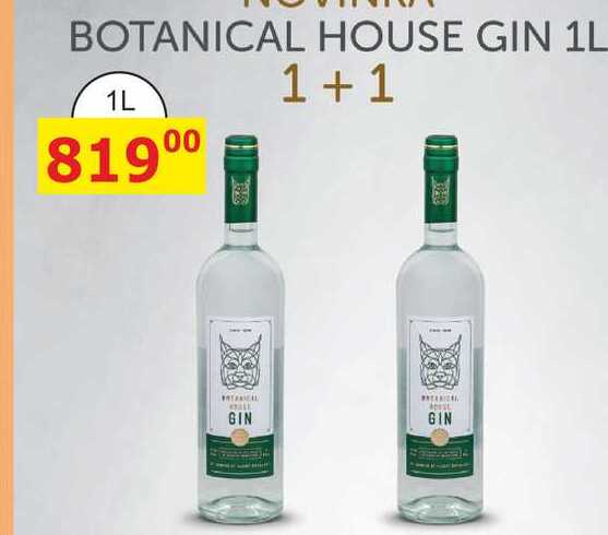 BOTANICAL HOUSE GIN 1L 