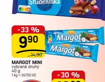 MARGOT MINI vybrané druhy 40 g