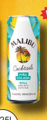 MALIBU PINA COLADA STILL 0,25l plech