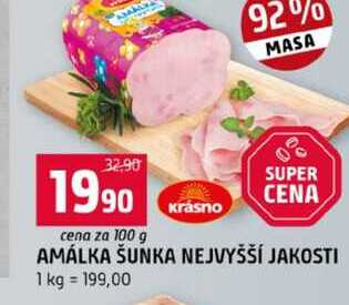 AMÁLKA ŠUNKA NEJVYŠŠÍ JAKOSTI 100g