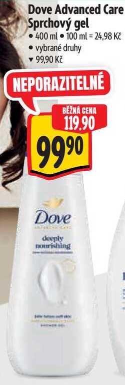 Dove Advanced Care Sprchový gel, 400 ml Albert