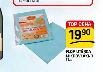 FLOP UTĚRKA MIKROVLÁKNO 1 ks FLOP TOP