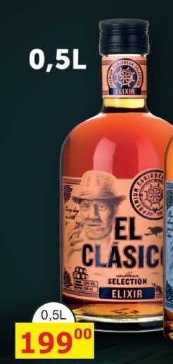 El Clásico Elixír 0,5l 30%