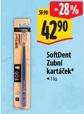 SoftDent Zubní kartáček*, 1 ks
