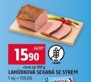 LAHŮDKOVÁ SEKANÁ SE SÝREM 100g