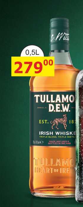 Tullamore Dew Irish whiskey 500ml