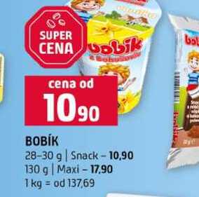 BOBÍK 28-30 g Snack 130 g Maxi