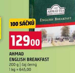 AHMAD ENGLISH BREAKFAST 200 g čaj černý