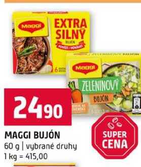 MAGGI BUJÓN 60 g vybrané druhy 