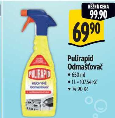 Pulirapid Odmašťovač, 650 ml Albert
