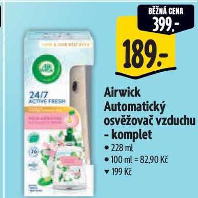 Airwick Automatický osvěžovač vzduchu - komplet, 228 ml Albert