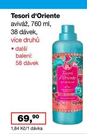 Tesori d'Oriente aviváž, 760 ml, 38 dávek Barvy a laky drogerie 