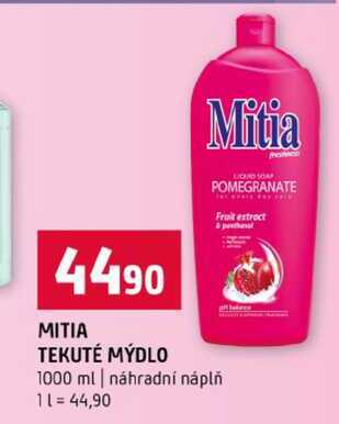 MITIA TEKUTÉ MÝDLO 1000 ml náhradní náplň Terno