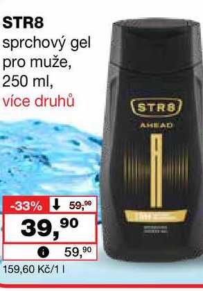 STR8 sprchový gel pro muže, 250 ml Barvy a laky drogerie 