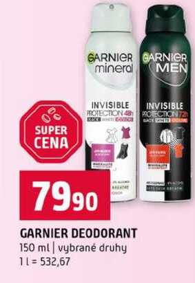 GARNIER DEODORANT 150 ml vybrané druhy Terno