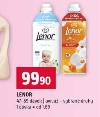 LENOR 47-59 dávek aviváž vybrané druhy Terno