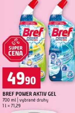 BREF POWER AKTIV GEL 700 ml vybrané druhy Terno