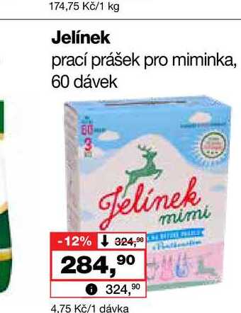 Jelínek prací prášek pro miminka, 60 dávek Barvy a laky drogerie 