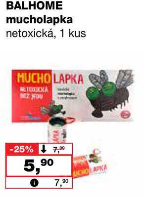 BALHOME mucholapka netoxická, 1 kus Barvy a laky drogerie 