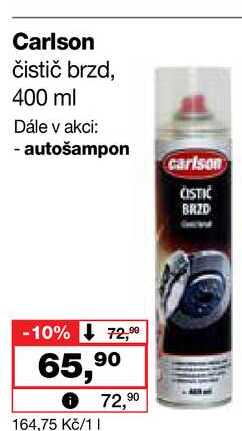 Carlson čistič brzd, 400 ml Barvy a laky drogerie 