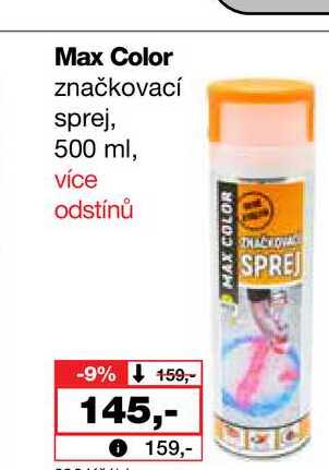 Max Color značkovací sprej, 500 ml Barvy a laky drogerie 