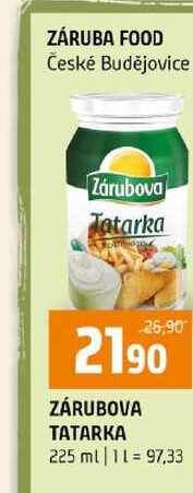 ZÁRUBOVA TATARKA 225 ml 