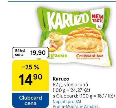 Karuzo, 82 g, více druhů  