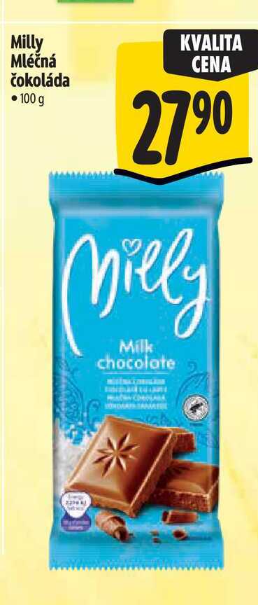 Milly Mléčná čokoláda 100 g 