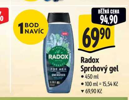 Radox Sprchový gel 450 ml Albert