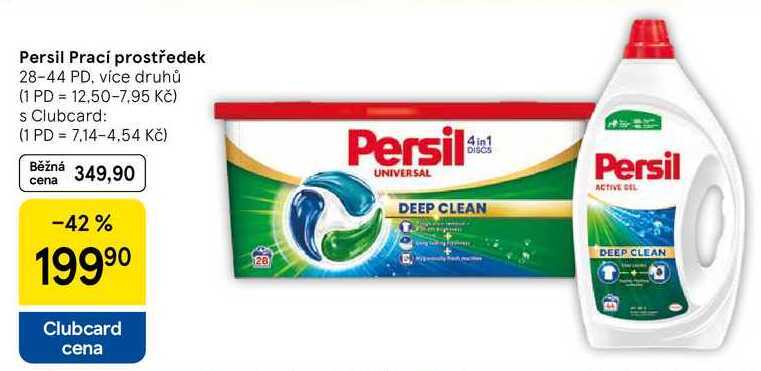 Persil Prací prostředek, 28-44 PD, více druhů Tesco