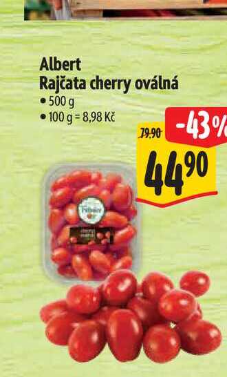 Albert Rajčata cherry oválná 500 g 